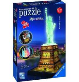 Comprar Puzzle 3d Estatua Libertad edición Noche