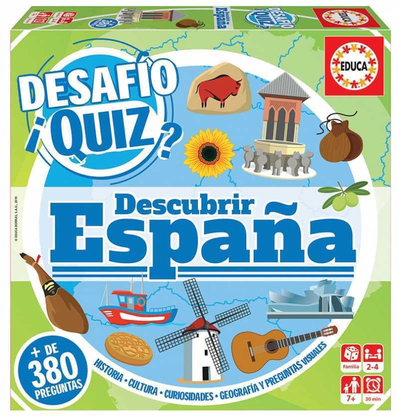 Comprar Desafio Quiz Descubrir España Educa Borras 18217