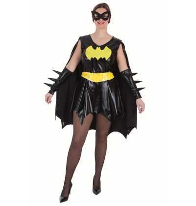Comprar Disfraz de Vestido Super Heroina Negro