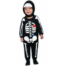 Disfraz de Skeleton Corazón bebé 2 años