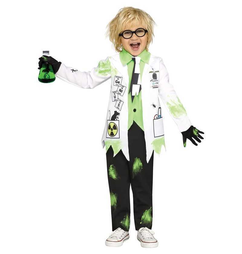 Bristol Novelty Disfraz de científico loco para niños / niños