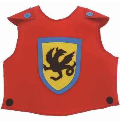 Comprar Disfraz Medieval de Tunica Dragon Rojo Infantil