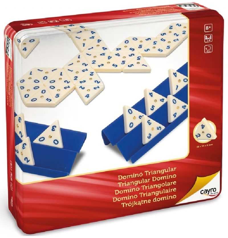 Comprar Juego Domino Triangular Caja Metálica