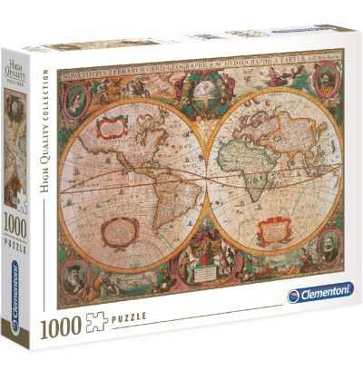 Comprar Puzzle 1000 Piezas Mapa Antiguo Mapamundi