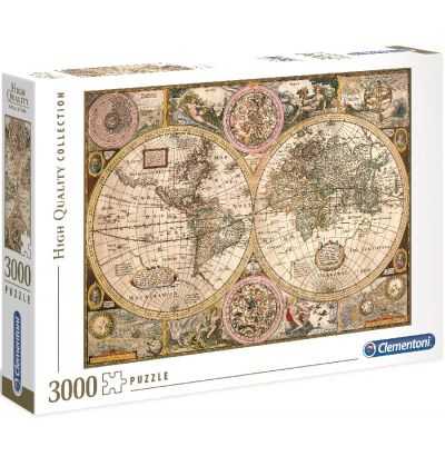 Comprar Puzzle 3000 Mapa Antiguo Mapamundi