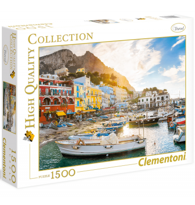 Comprar Puzzle 1500 piezas Isla Capri bahía de Nápoles en Italia