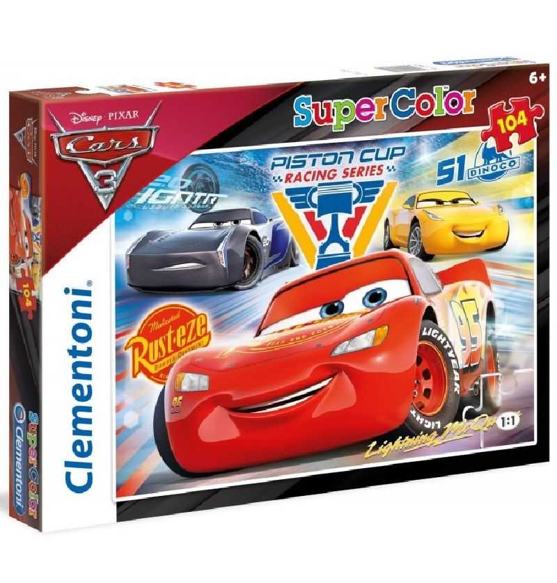 Comprar Puzzle 104 piezas Cars Disney Rayo McQueen Dinoco