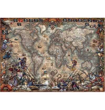 Comprar Puzles 2000 piezas Mapa Piratas