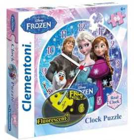 Comprar Puzzle Reloj Frozen Elsa Anna
