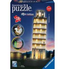 Comprar Puzzle 3D Torre de Pisa Luz Night Edition