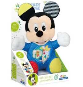 Comprar Peluche Baby Mickey Disney barriguita luminosa y Sonidos