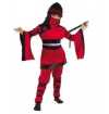 Comprar Disfraz Guerrera Oriental Ninja Roja Infantil