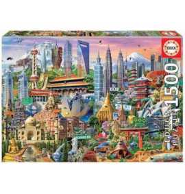 Comprar Puzzle 1500 piezas Símbolos de Asia