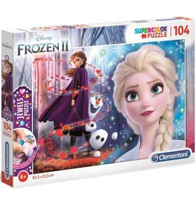 Comprar Puzzle 104 piezas Princesas Elsa y Anna Frozen