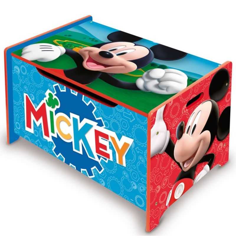 Comprar Baúl Juguetero de Madera Infantil Mickey Disney