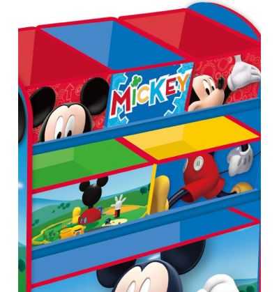 Comprar Organizador de Madera Infantil Mickey Disney con 6 cubetas