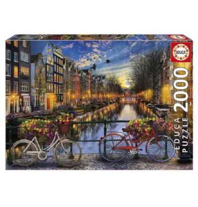 Comprar Puzzle 2000 piezas Canales de Amsterdam Paises Bajos