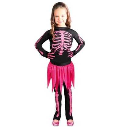Comprar Disfraz skeleto Rosa Infantil Halloween