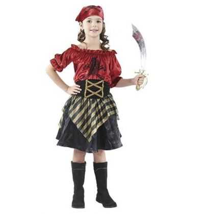 Comprar Disfraz Pirata Roja Niña
