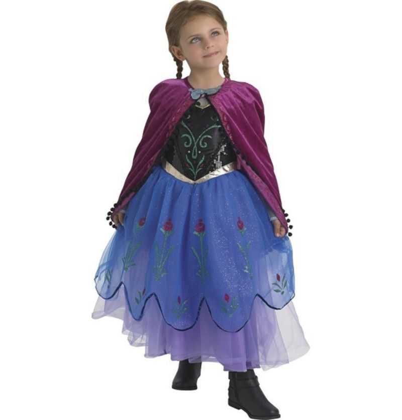 Heredero Tantos blanco lechoso Comprar Disfraz infantil Princesa Anna Disney Premiun Frozen