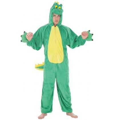 Comprar Disfraz de Dino Verde adulto