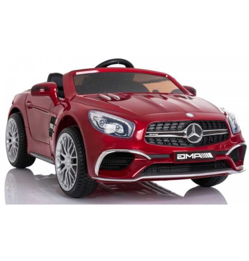 Comprar Coche Eléctrico Infantil a Batería Mercedes SL65 12v con mp4 Rojo