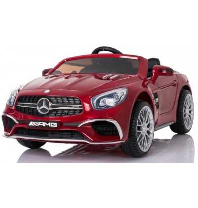 Comprar Coche Eléctrico Infantil a Batería Mercedes SL65 12v con mp4 Rojo