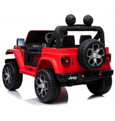 Comprar Coche Eléctrico a batería Infantil Jeep Wrangler Rubicon 12V 2.4G Rojo