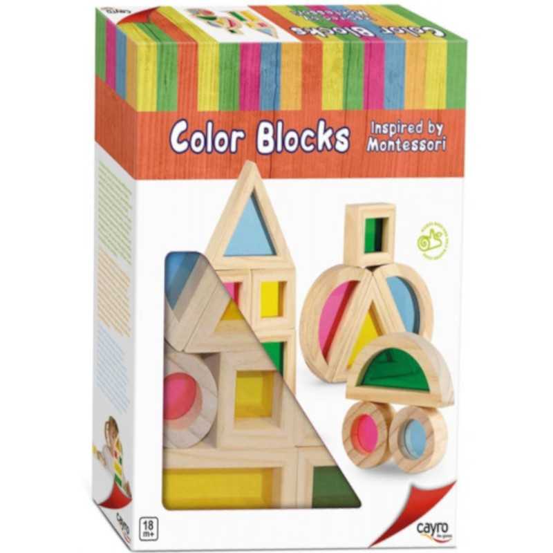 Comprar Juego de Bloques de Colores Montessori Infantiles