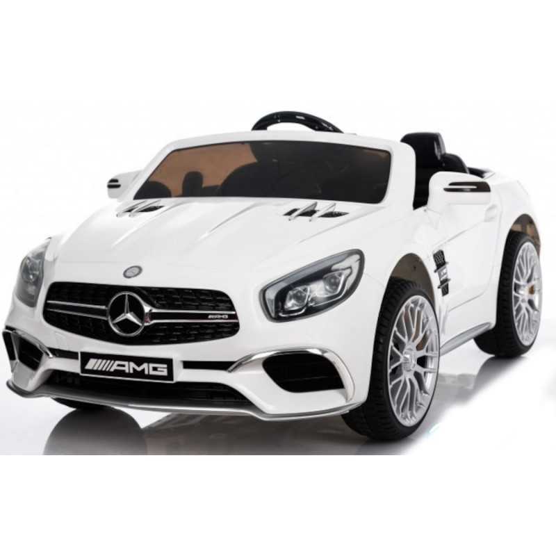 Comprar Coche Eléctrico Infantil Mercedes SL65 12V con MP4 Blanco