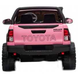 Comprar Coche Eléctrico Infantil a batería Toyota Hi-Lux Rosa 12V