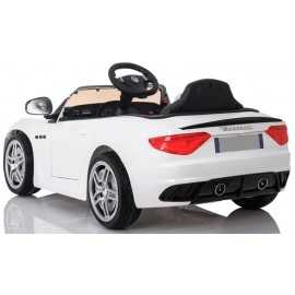 Comprar Coche Eléctrico a batería Infantil Maserati GC Blanco 12v