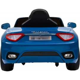 Comprar Coche Eléctrico a batería Infantil Maserati GC Sport Azul Metalizado 12v