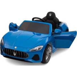 Comprar Coche Eléctrico a batería Infantil Maserati GC Sport Azul Metalizado 12v