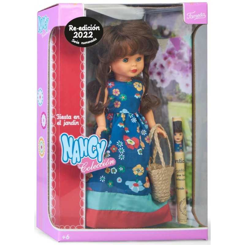 Comprar Muñeca Nancy Colección Fiesta en el Jardín cabello Moreno