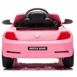 Comprar Coche Eléctrico Infantil a batería Volkswagen Beetle Dune Mini Rosa12v 2.4g