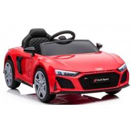 Comprar Coche Eléctrico Infantil a batería Audi R8 Spyder Rojo 2022 12v 2.4g