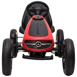 Comprar Kart a Pedales Infantil Mercedes Benz Rojo Deportivo Asiento Ajustable