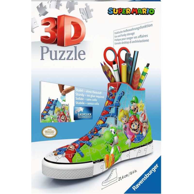 Comprar Puzzle 3d Sneaker Super Mario Bros - Zapatilla porta Lápices