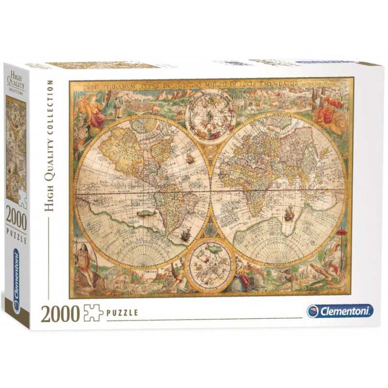 Comprar Puzle 2000 Mapa Antiguo Mapamundi
