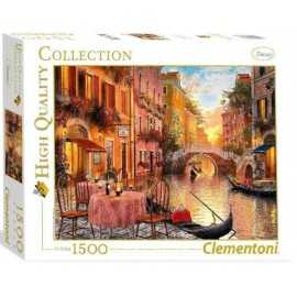 Puzzle 1500 piezas Canales de Venecia - Italia