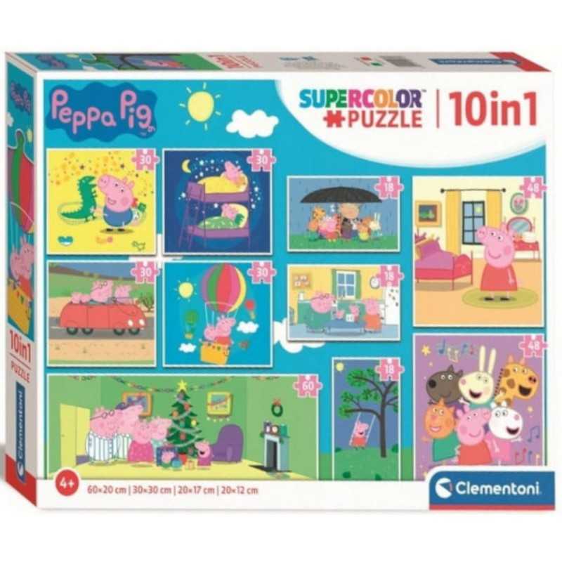 Comprar Pack de Diez Puzzles Peppa Pig