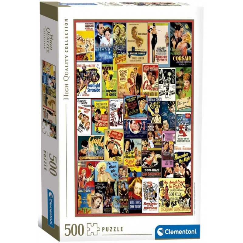 Comprar Puzzle 500 piezas Carteleras de Cine Romances clásicos