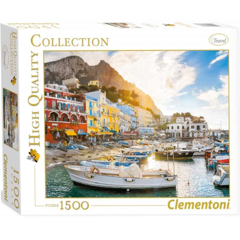Comprar Puzzle 1500 piezas Isla Capri bahía de Nápoles en Italia