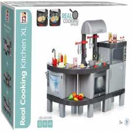 Comprar Cocina gris Infantil Real Cooking XL con luces led y sonidos