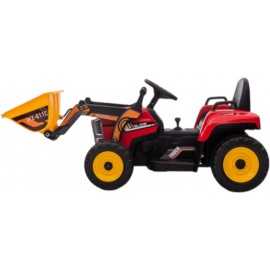 Comprar Tractor Eléctrico a Batería Infantil con pala 12v Rojo