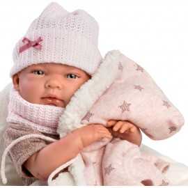 Comprar Muñeca Bebe Nica vestido con Cojín Newborn