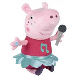 Comprar Peluche Peppa Pig Musical con faldilla azul