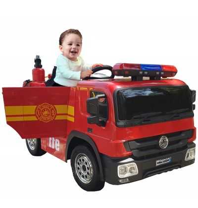 Comprar Camión Eléctrico Infantil Bomberos Rojo 12v 2.4g