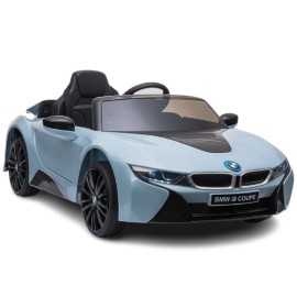 Comprar Coche Eléctrico Infantil a batería BMW I8 Coupé Azul Claro 12v 2.4g